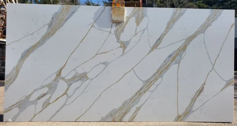 Cosmos Quartz – Calacatta Borghini slab