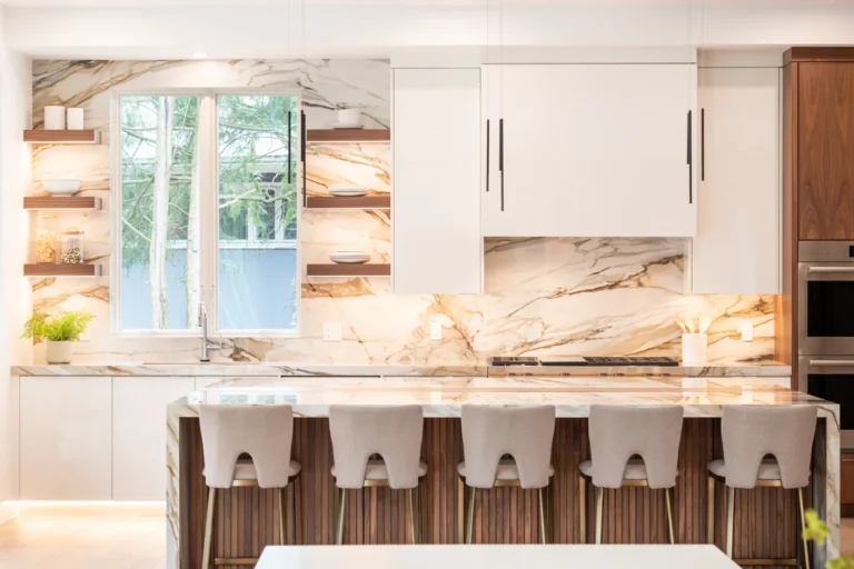 Macchia Vecchia porcelain project in Lexington, MA