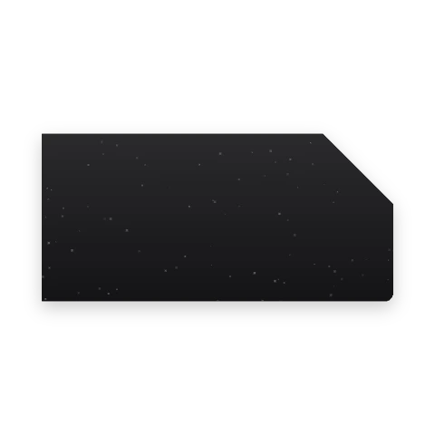 1/2” Bevel countertop edge profile