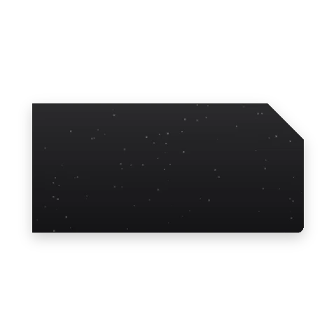 1/4” Bevel countertop edge profile