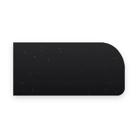 Half Bullnose countertop edge profile