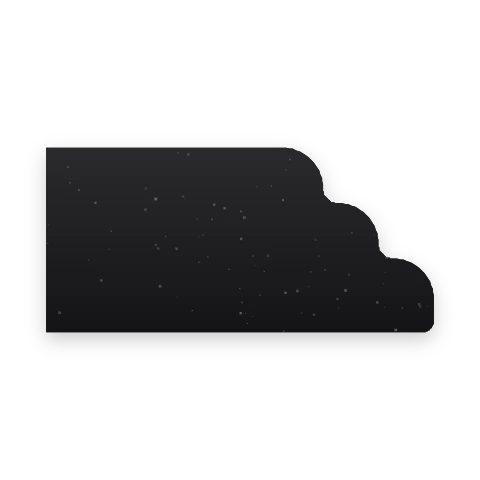 Waterfall (Triple Round) countertop edge profile