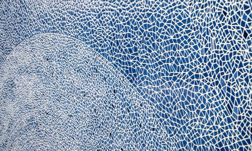 Infinity – Holos Aegean Blue full slab (photo: Infinity Surfaces)