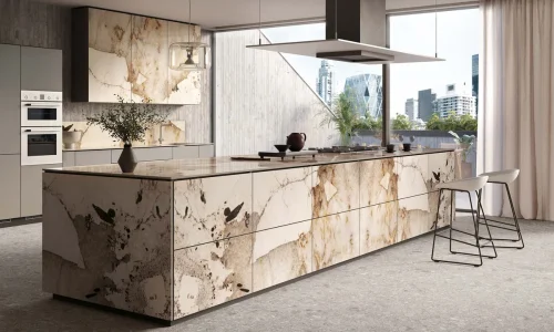 Infinity – Magellano countertop installed (photo: Infinity Surfaces)