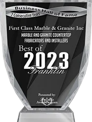 Best of Franklin 2023 Business Hall of Fame award