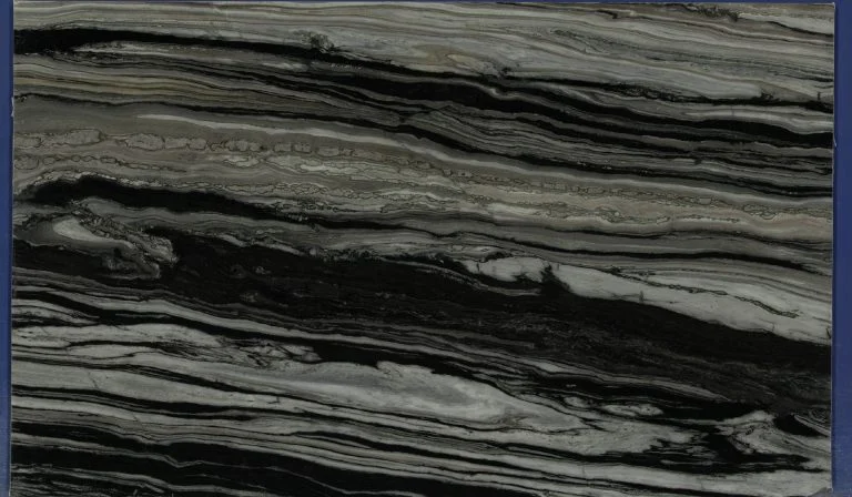 Panda White Polished slab