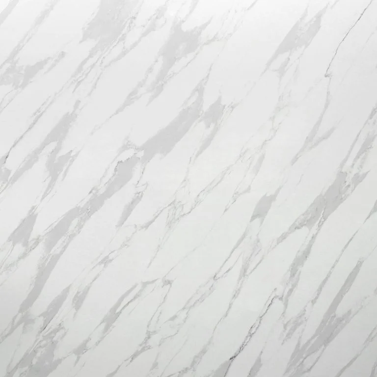 Calacatta quartz close-up