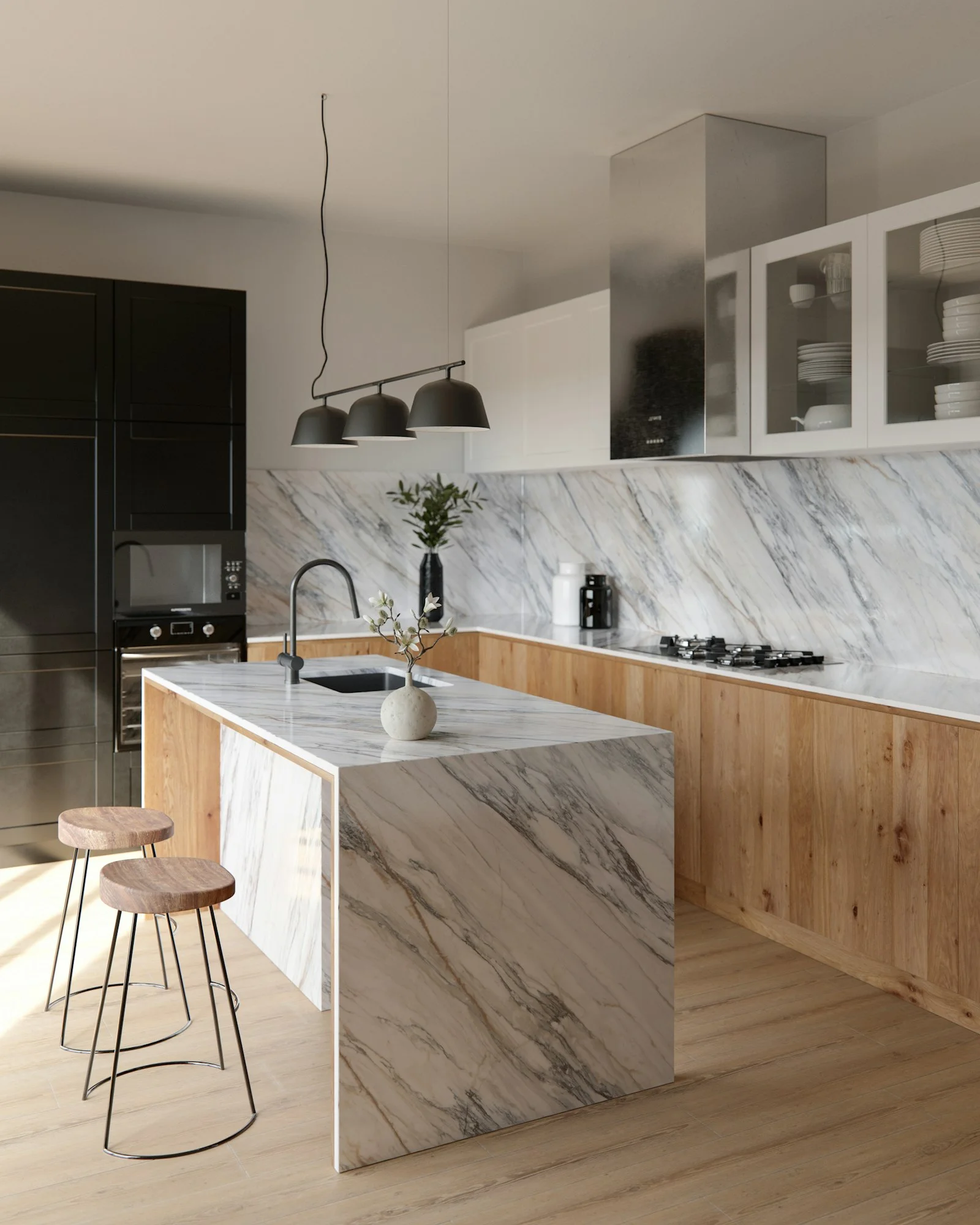 Countertop installed in a kitchen or bath