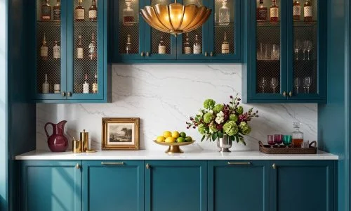 Ultra Quartz - Havana countertop installed (photo: Ultra Stones)