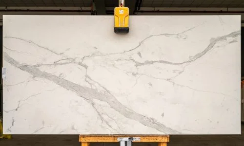 Infinity – Statuario Principe (Satin) full slab (photo: Infinity Surfaces)