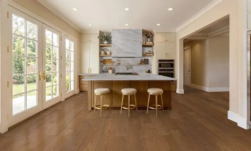 Taj Mahal (Lot 24A) countertop installed (photo: MSI)